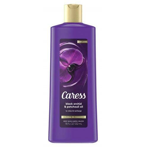 Caress Black Orchid & Patchouli Oil Body Waash, 18.6 Oz - OleBella