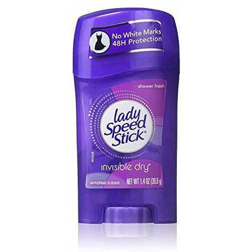 Lady Speed Stick Invisible Dry Shower Fresh Antiperspirant Deodorant, 1.4 oz - OleBella