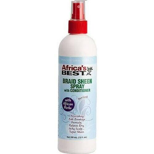 Africa's Best Braid Sheen Spray With Conditioner, 12 oz - OleBella