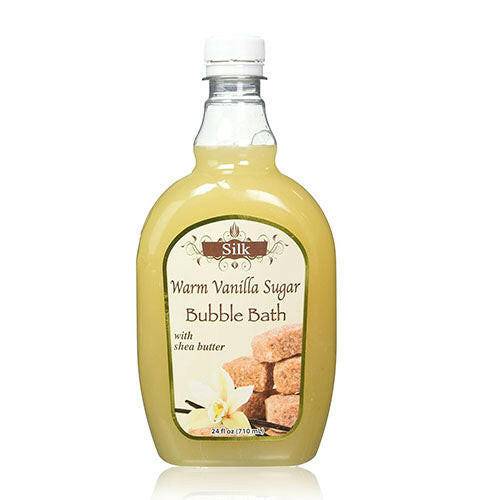 Silk Warm Vanilla Sugar Bubble Bath with Shea Butter, 24 oz - OleBella