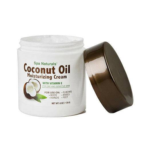 Spa Naturals Coconut Oil Moisturizing Cream, 6 oz - OleBella