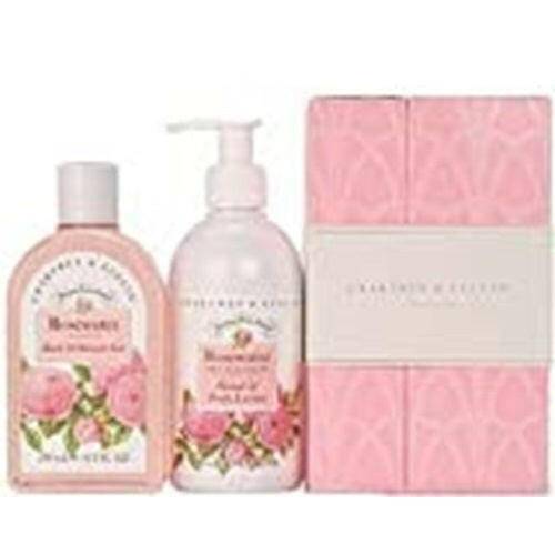 Crabtree & Evelyn Rosewater Duo Set: Rosewater Body Lotion, 250 ml & Bath and Shower Gel, 250 ml. - OleBella