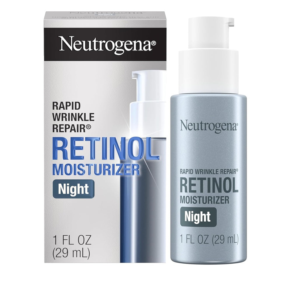 Neutrogena Rapid Wrinkle Repair Retinol Night Face Moisturizer 1 oz - OleBella