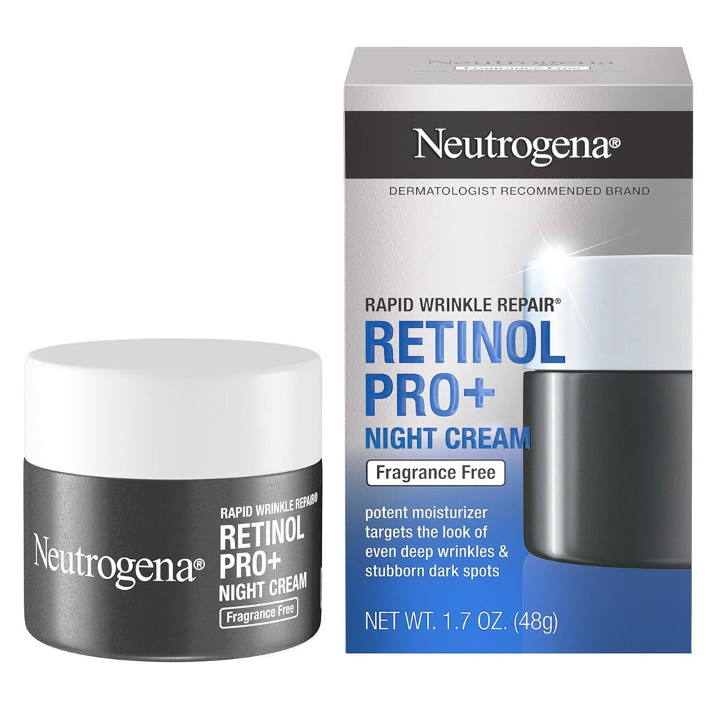 Neutrogena Rapid Wrinkle Repair Pro + 0.3% Night Cream, 1.7 oz - OleBella