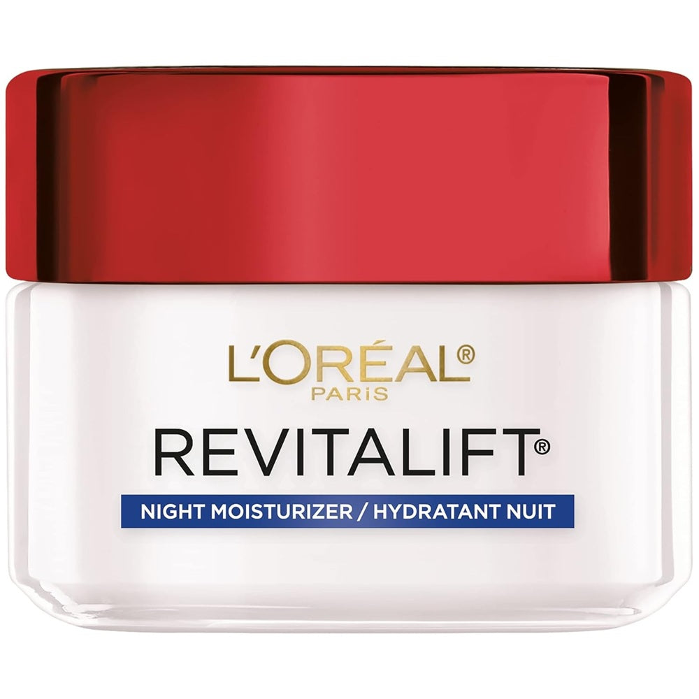 L'Oreal Paris Revitalift Anti-Wrinkle and Firming Face Night Moisturizer Pro-Retinol Centella Asiatica 1.7 oz - OleBella