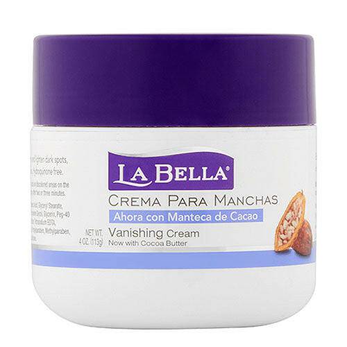 La Bella Vanishing Cream with Cocoa Butter, 4 oz - OleBella