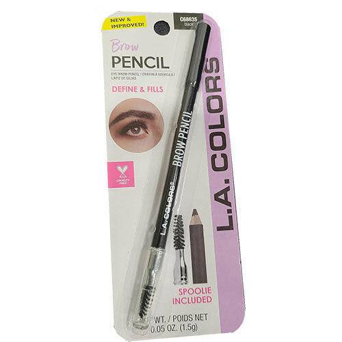 L.A. Colors Black Brow Pencil, 0.05 oz - OleBella