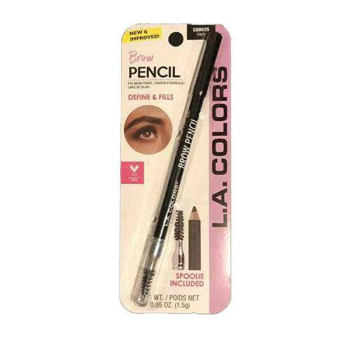 L.A. Colors Black Brow Pencil, 0.05 oz - OleBella