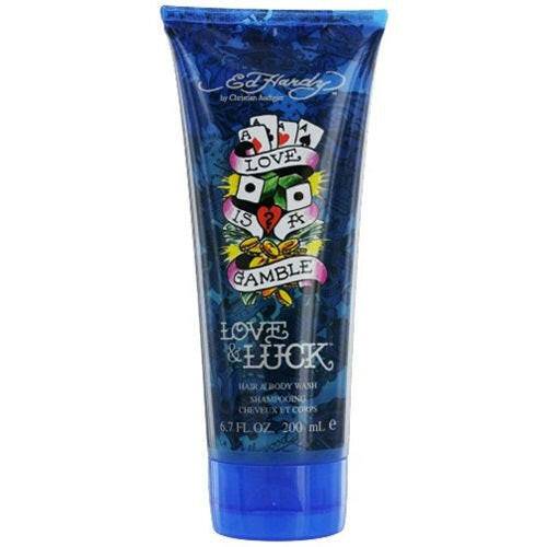 Christian Audigier Ed Hardy Love & Luck Hair and Body Wash, 6.7 oz (for Men) - OleBella