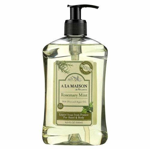A La Maison de Provence Rosemary Mint Hand Body Wash, 16.9 oz - OleBella