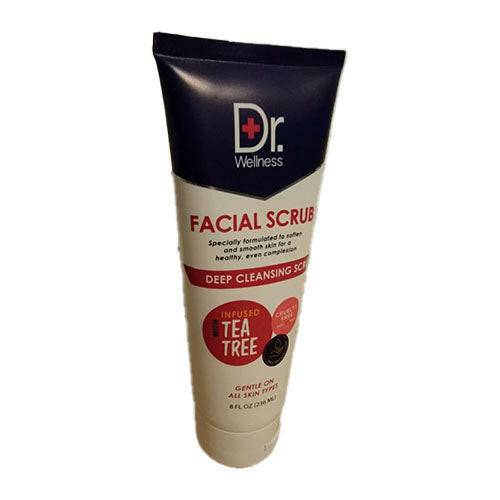 Dr. Wellness Facial Scrub Deep Cleansing Scrub Tea Tree, 8 fl oz - OleBella