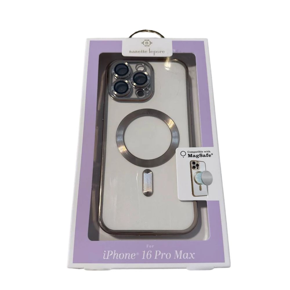 Nanette Lepore IPhone 16 Pro Max White Gold Case