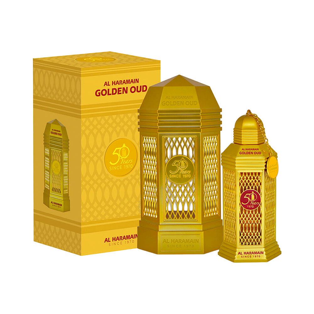 Al Haramain 50 Years Golden Oudh EDP, 3.4 oz / 100 ml by Al Haramain