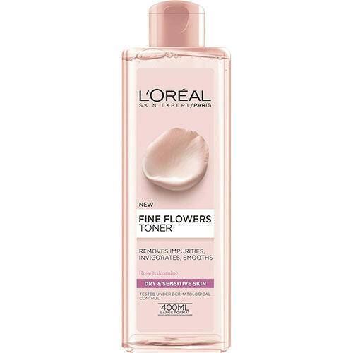 L'Oreal Fine Flowers Cleansing Toner, 400 ml - OleBella