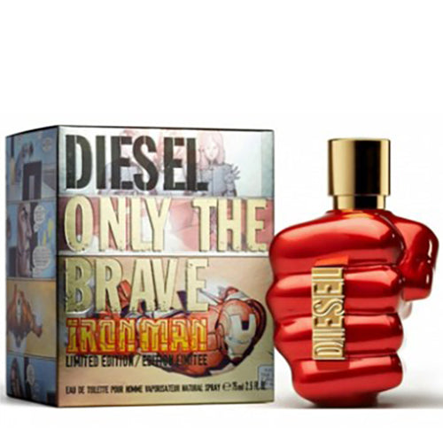 Diesel Only The Brave Iron Man Limited Edition EDT, 2.5 oz - OleBella