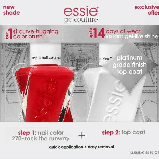 Essie Gel Couture 2-Piece Nail Set: Nail Polish & Topcoat, 0.46 oz/ea - OleBella