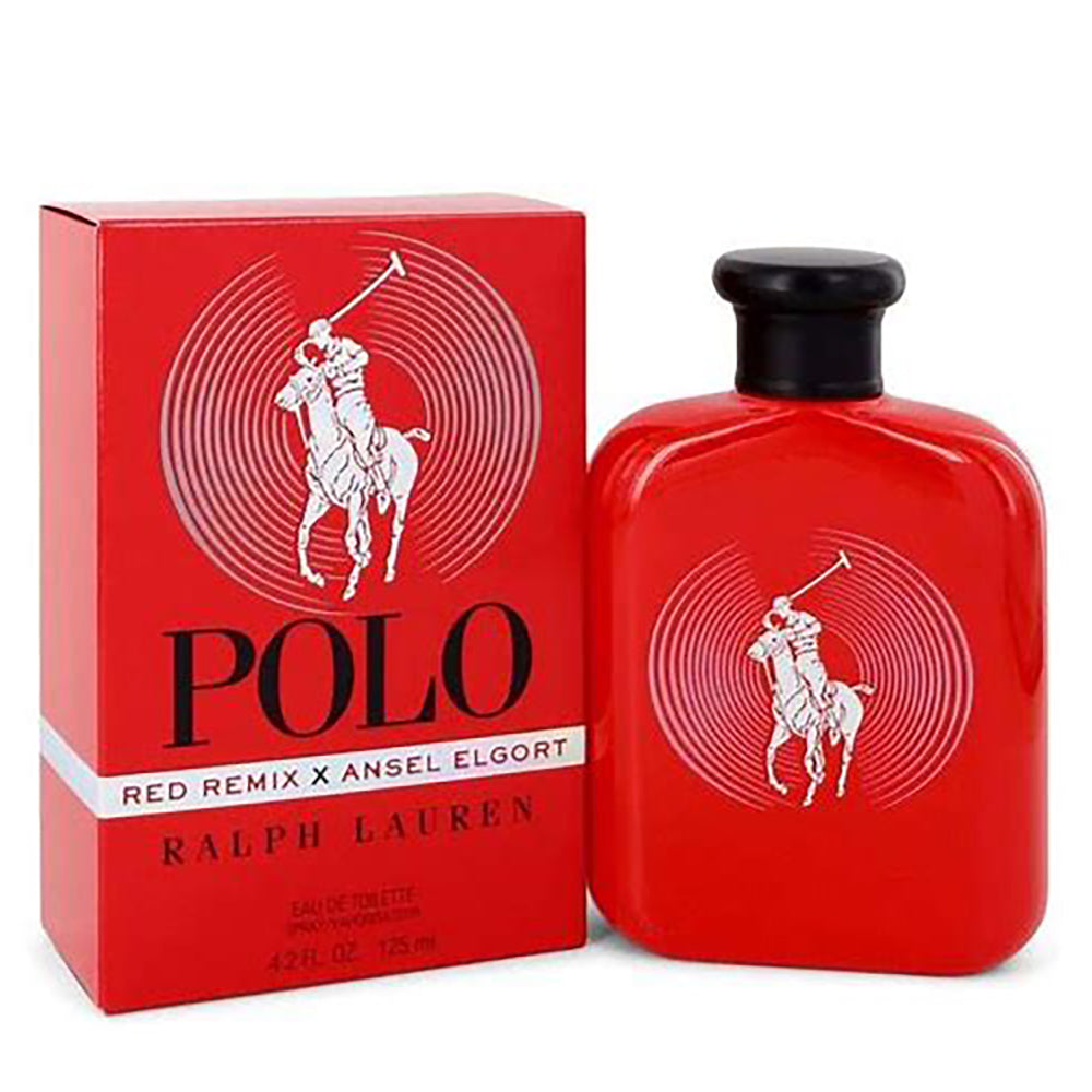 Ralph Lauren Polo Red Remix x Ansel Elgort EDT, 4.2 oz (men) - OleBella
