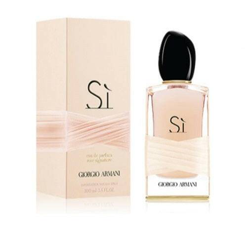 Giorgio Armani SI Rose Signature Eau De Parfum Spray Limited Edition, 3.4 oz -Extremely Rare - OleBella