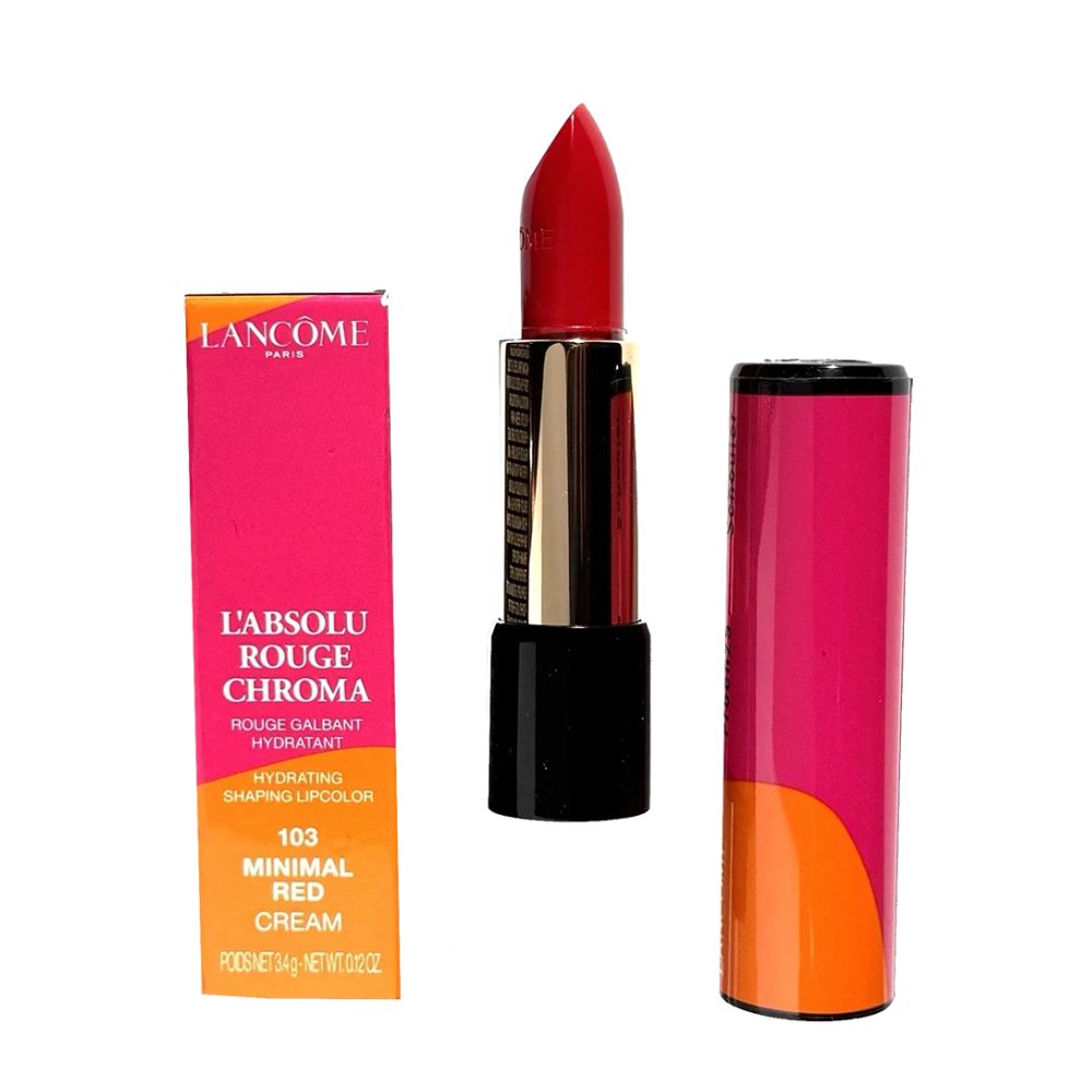 Lancome L'Absolu Rouge Chroma Hydrating Shaping Lipcolor 103 Minimal Red Cream