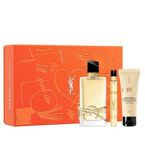 Yves Saint Laurent Libre Deluxe 3-pc Fragrance Gift Set - OleBella