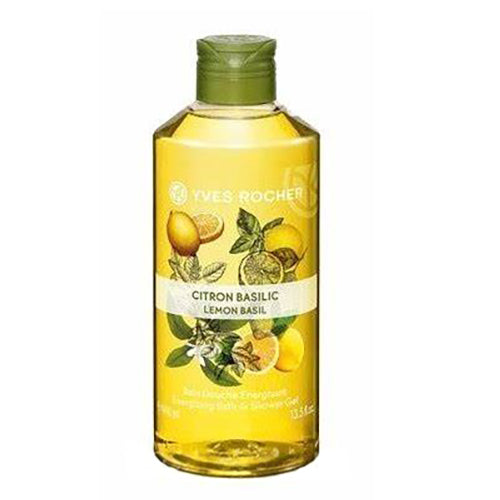Yves Rocher Lemon Basil Energizing Bath & Shower Gel, 13.5 oz -Limited Editon - OleBella