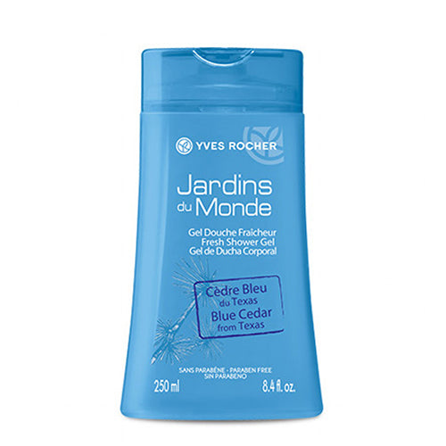 Yves Rocher Jardins Du Monde Blue Cedar from Texas Shower Gel, 8.4 oz - OleBella