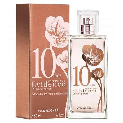 Yves Rocher Comme Une Evidence L'Eau de Parfum 10 ans Edition limitee 10 ans d'emotion, 1.6 oz - OleBella