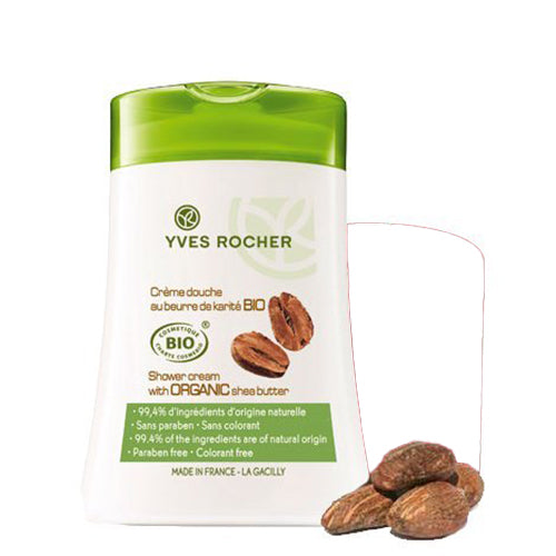 Yves Rocher Bio Shower Cream with Organic Shea Butter, 6.7 oz - OleBella
