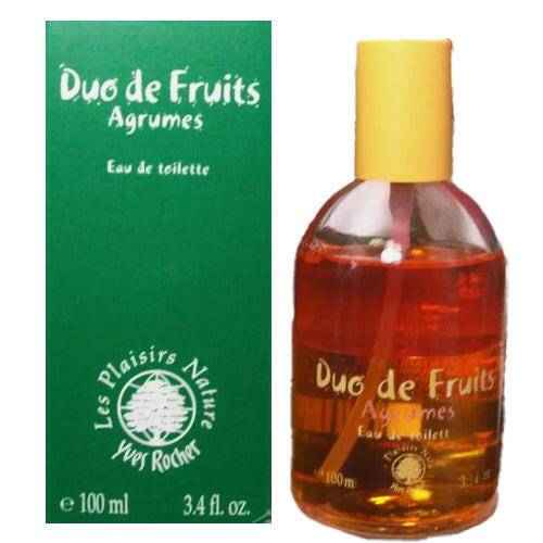 Yves Rocher Les Plaisirs Nature Duo de Fruits Fruit Agrumes Duo Citrus Fruits EDT, 3.4 oz - OleBella