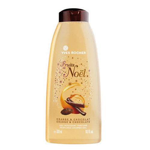 Yves Rocher Fruits de Noel Orange & Chocolate Perfumed Shower Gel, 300 ml - OleBella