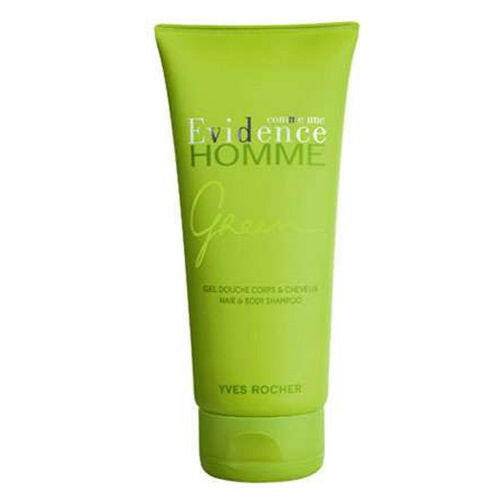 Yves Rocher Come Une Evidence Homme Green Hair & Body Shampoo, 6.7 oz - OleBella