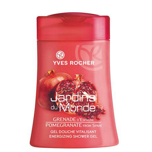 Yves Rocher Jardins Du Monde Pomegranate from Spain Energizing Shower Gel,  8.4 oz - OleBella