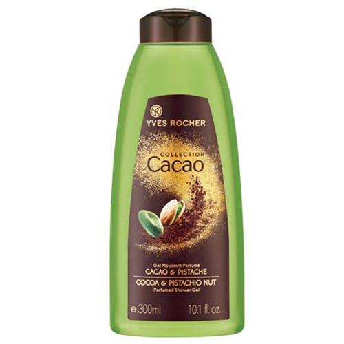 Yves Rocher Cacao & Pistachio Nut Perfumed Shower Gel, 300 ml - OleBella