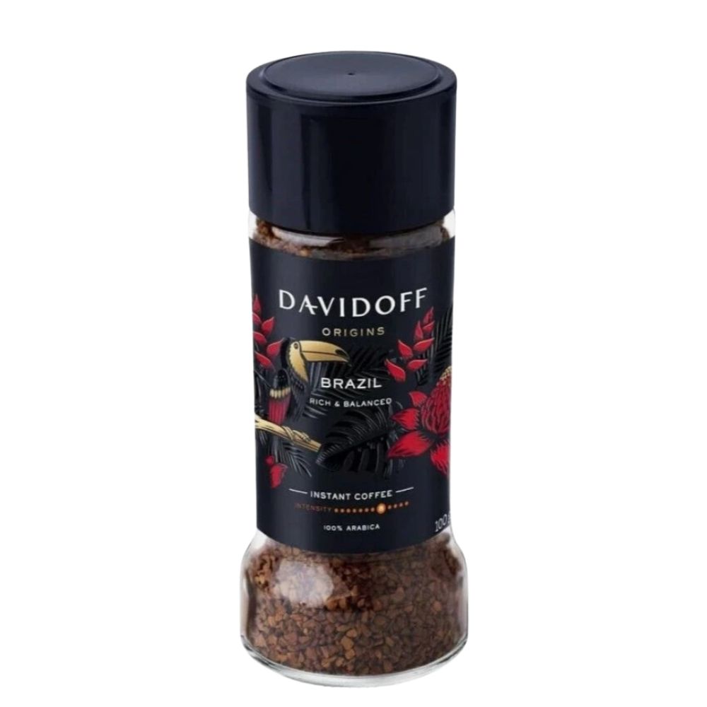Davidoff Brazil Rich & Balanced Instant Coffee 100% Arabica, 100 g