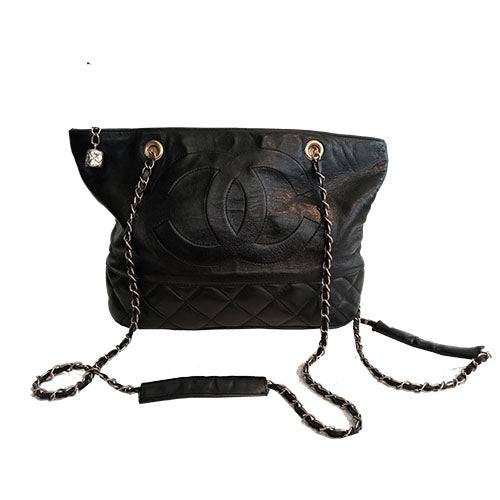 Authentic Chanel Metalasse Chain Tote Bag - OleBella