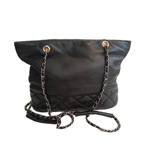 Authentic Chanel Metalasse Chain Tote Bag - OleBella