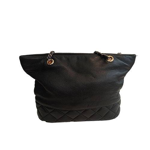 Authentic Chanel Metalasse Chain Tote Bag - OleBella