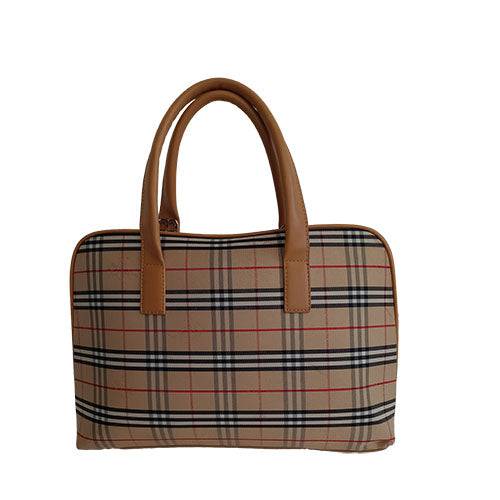 Authentic Burberry London Plaid Canvas Handbag - OleBella