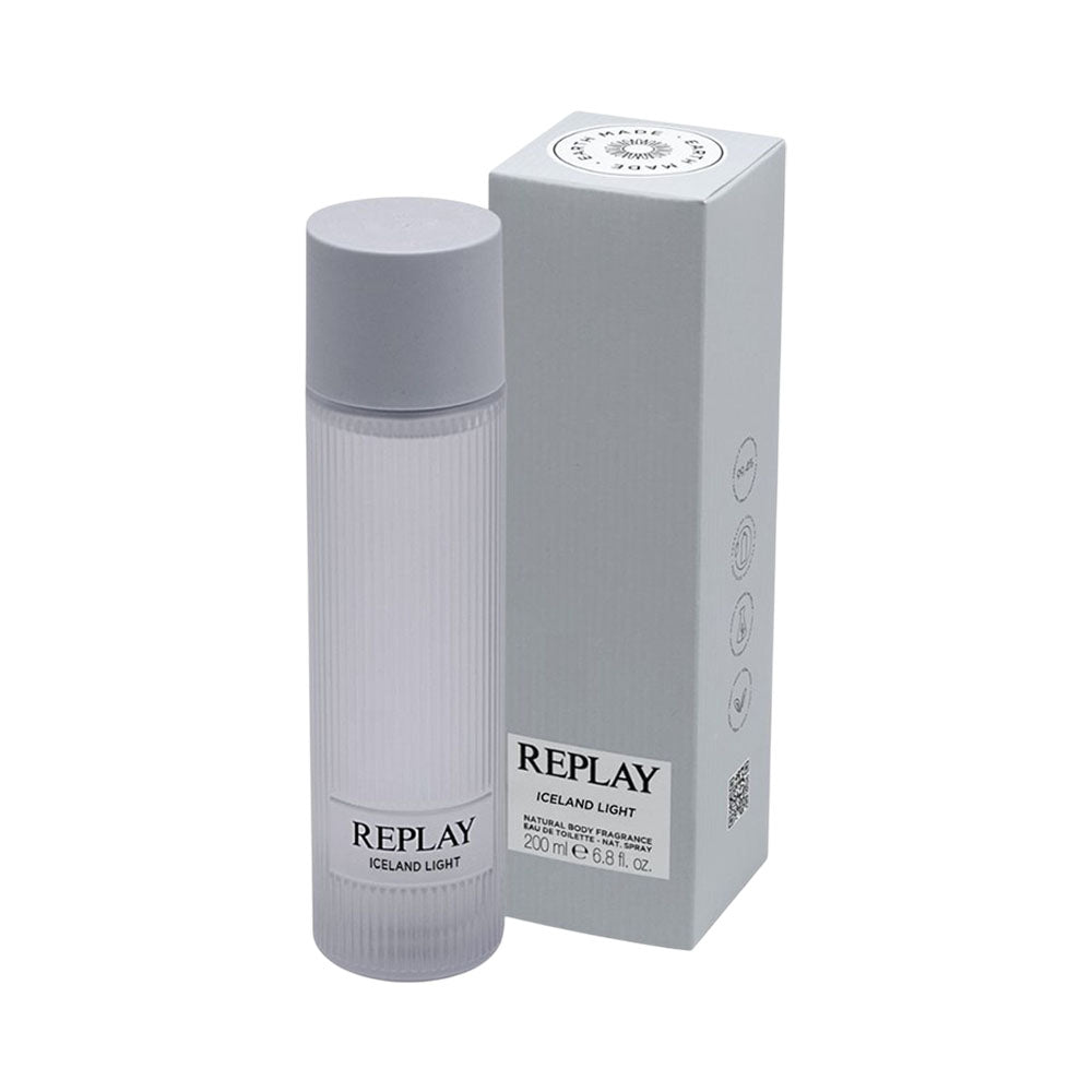 Replay Iceland Light EDT, 6.7 oz / 200 ml by Replay