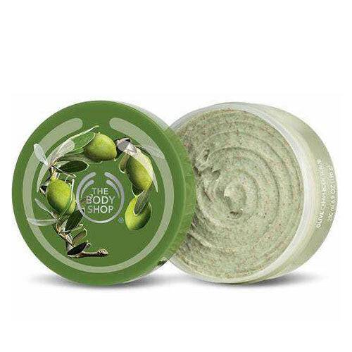 The Body Shop Olive Cream Body Scrub, 6.9 oz - OleBella