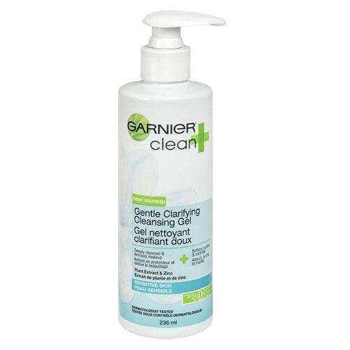 Garnier Clean+ Clarifying Cleansing Gel Sensitive Skin, 8 oz - OleBella