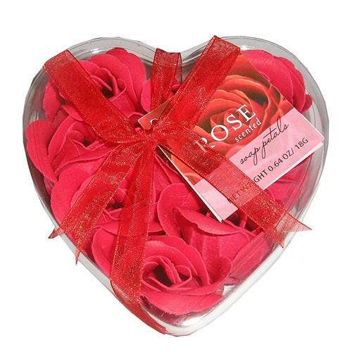 Red Rose Scented Soap Petals, 9 cts - OleBella
