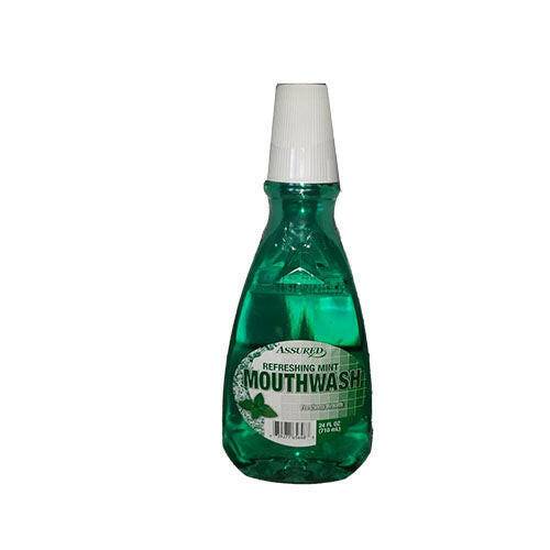 Assured Refreshing Mint Mouthwash Freshens Breath, 24 oz - OleBella