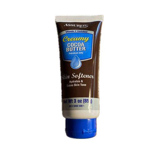Assured Vitamin E Eriched Creamy Cocoa Butter Skin Softener, 3 oz - OleBella