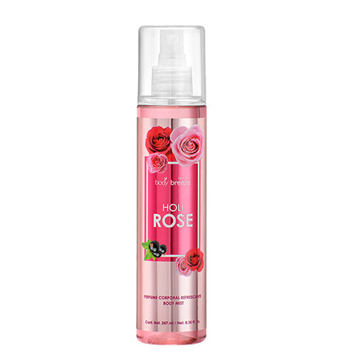 Body Breeze Holi Rose Body Mist, 8.35 oz - OleBella