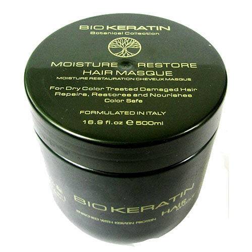 BioKeratin Botanical Collection Moisture Restore Hair Masque 16.9 oz - OleBella