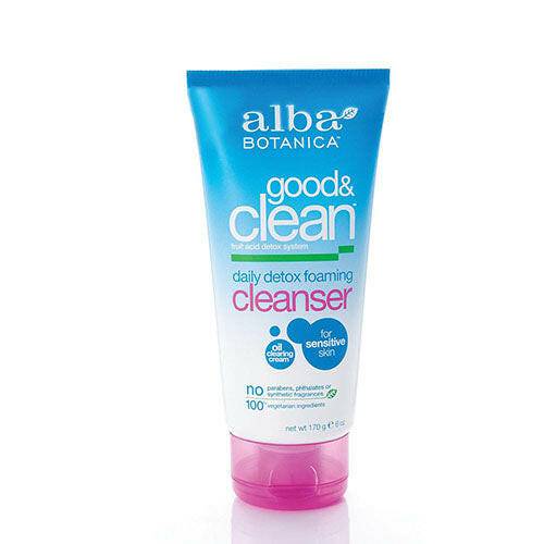 Alba Botanica Good & Clean Daily Detox Foaming Cleanser, 6 oz - OleBella