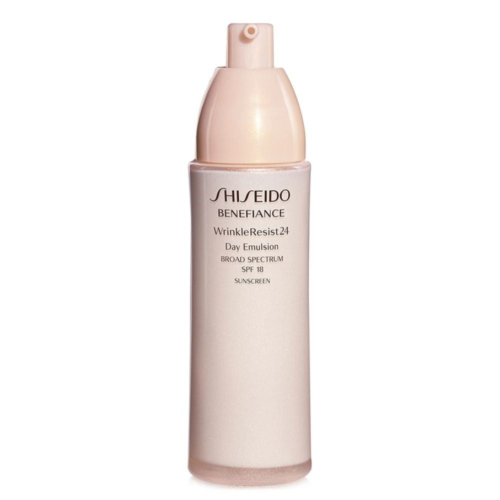 Shiseido Benefiance WrinkleResist24 Day Emulsion Broad Spectrum SPF 18 SUNSCREEN 2.5 oz UPC 730852103061