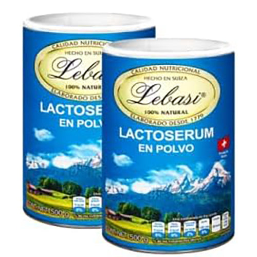 Lebasi Lactoserum- Swiss Whey Dietary Powder (Suero de Leche Lebasi), 500 g - 2 Pack - OleBella