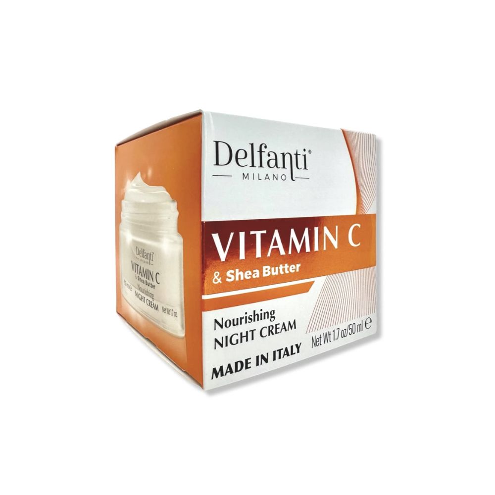 Delfanti Milano Vitamin C & Shea Butter Nourishing Night Cream, 1.7 oz